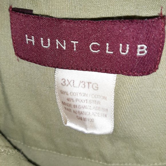 Hunt Club Shirt. 3XL. Tan - Picture 3 of 4